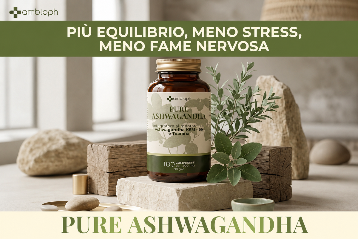 Stress, Regolazione della Fame e Ruolo dell'Ashwagandha