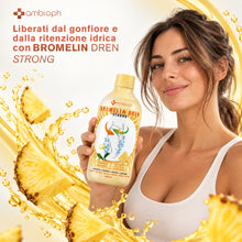 Bromelin Strong | Integratore Drenante da Bere | Bromelina e 6 Principi Attivi | Benessere delle Gambe e Microcircolo | 500 ml
