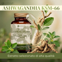 Pure Ashwagandha 180 Compresse da 500 mg – Integratore Alimentare con Ashwagandha KSM-66 e Teanina – Supporto per Relax, Benessere Mentale ed Equilibrio Psicofisico
