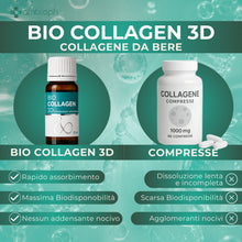 Collagene da Bere - Collagene e Acido Ialuronico, Biotina, Msm & Vitamina C. Collagen Idrolizzato, in Sinergia con ABC collagen stimulator Peptide, Collagen per ossa e articolazioni