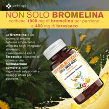 Bromelina Forte 5000 GDU | Bromelina e Tarassaco Alto Dosaggio | Integratore per il Drenaggio e il Benessere Digestivo