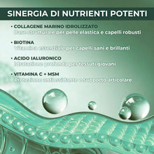 Collagene da Bere - Collagene e Acido Ialuronico, Biotina, Msm & Vitamina C. Collagen Idrolizzato, in Sinergia con ABC collagen stimulator Peptide, Collagen per ossa e articolazioni 