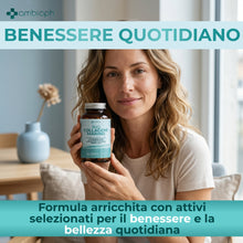 Bio Collagene Marino 180 Compresse da 1000 mg – Integratore Alimentare con Collagene Marino, Acido Ialuronico, Vitamina C, Coenzima Q10, Vitamina D, Biotina e Zinco – Supporto Pelle, Capelli e Unghie