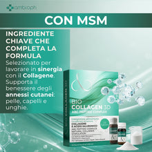 Collagene da Bere - Collagene e Acido Ialuronico, Biotina, Msm & Vitamina C. Collagen Idrolizzato, in Sinergia con ABC collagen stimulator Peptide, Collagen per ossa e articolazioni