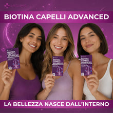 Biotina Capelli ADVANCED - Integratori per Capelli con Zinco, Selenio e Vitamina B12 – Formula rinforzante e di Crescita capelli, unghie e pelle – 160 cpr, Vitamine per capellì. BIOTINA - Ambioph