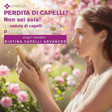 Biotina Capelli ADVANCED - Integratori per Capelli con Zinco, Selenio e Vitamina B12 – Formula rinforzante e di Crescita capelli, unghie e pelle – 160 cpr, Vitamine per capellì. BIOTINA - Ambioph
