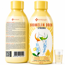 Bromelin Strong | Integratore Drenante da Bere | Bromelina e 6 Principi Attivi | Benessere delle Gambe e Microcircolo | 500 ml