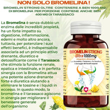 BROMELINA FORTE DRENANTE - Bromelina Drenante Purissima Alto Dosaggio 5000 Gdu Con Tarassaco Ad Azione Anticellulite E Detox