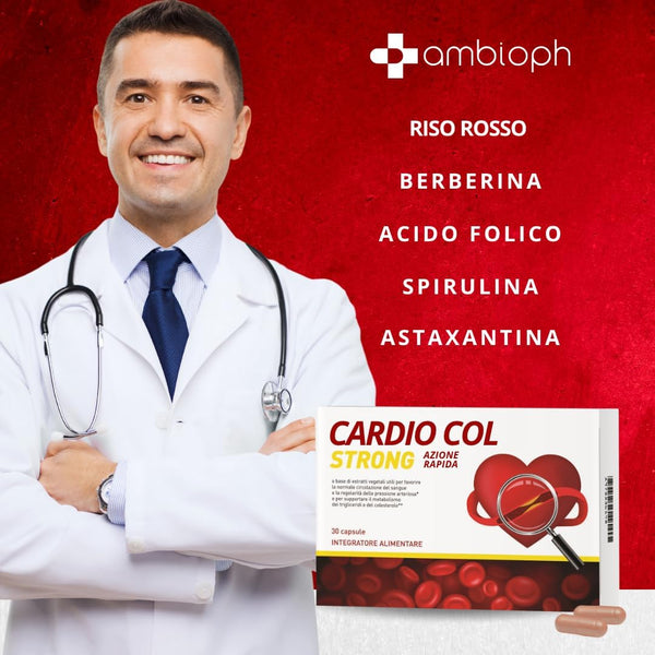 Riso rosso fermentato colesterolo - Integratore Colesterolo con Riso Rosso, Berberina, Acido Folico, Spirulina e Astaxantina. Favorisce il mantenimento dei normali livelli di colesterolo